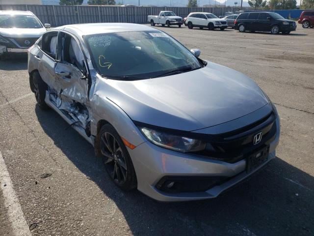 19XFC2F81KE046294 - 2019 HONDA CIVIC SPOR SILVER photo 1