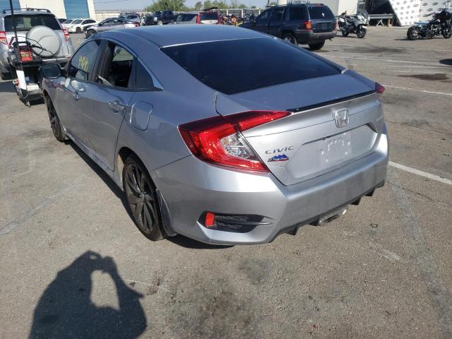 19XFC2F81KE046294 - 2019 HONDA CIVIC SPOR SILVER photo 3