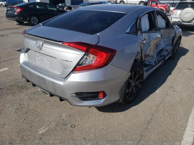 19XFC2F81KE046294 - 2019 HONDA CIVIC SPOR SILVER photo 4