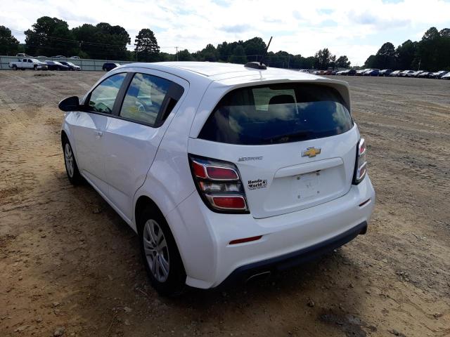 1G1JG6SHXJ4104682 - 2018 CHEVROLET SONIC WHITE photo 3