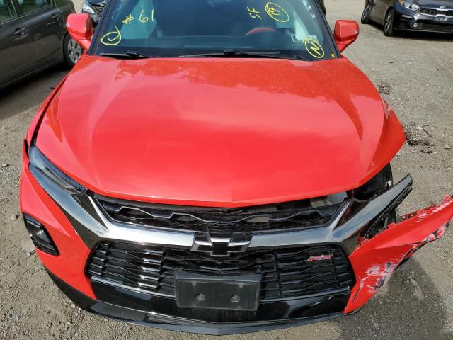 3GNKBJRS2KS568461 - 2019 CHEVROLET BLAZER RS RED photo 7