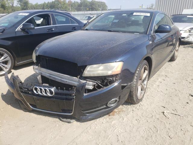 WAUDK78T89A026918 - 2009 AUDI A5 QUATTRO BLUE photo 2