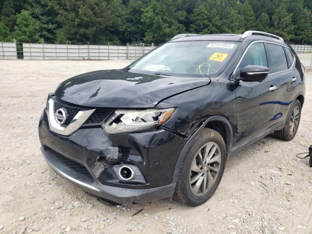 5N1AT2MT7FC824544 - 2015 NISSAN ROGUE BLACK photo 2