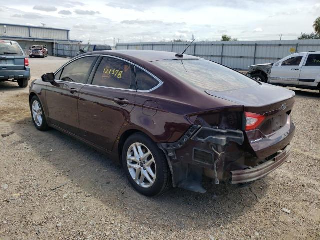 3FA6P0HR3DR286284 - 2013 FORD FUSION SE  photo 3