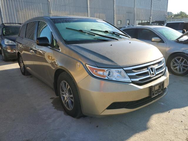 5FNRL5H69CB016479 - 2012 HONDA ODYSSEY EX GRAY photo 1