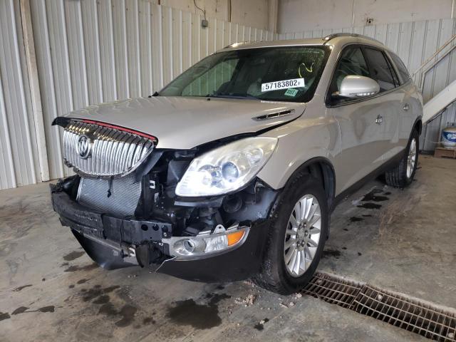 5GAKRBED2BJ302720 - 2011 BUICK ENCLAVE CX TAN photo 2