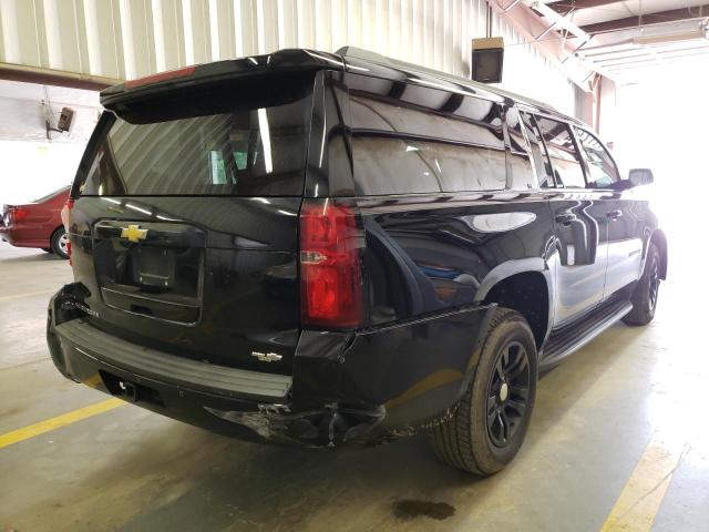 1GNSKJKC2FR184708 - 2015 CHEVROLET SUBURBAN K BLACK photo 4