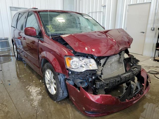 2C4RDGCGXGR392255 - 2016 DODGE GRAND CARA BURGUNDY photo 1