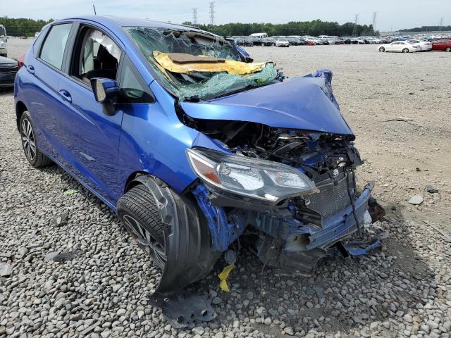 3HGGK5H9XJM700987 - 2018 HONDA FIT EX BLUE photo 1