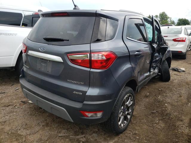 MAJ6P1WL9JC199455 - 2018 FORD ECOSPORT T GRAY photo 4