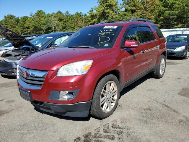 5GZEV23D79J198793 - 2009 SATURN OUTLOOK XR BURGUNDY photo 2