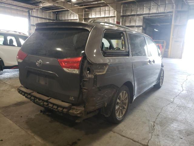 5TDJK3DC0DS051652 - 2013 TOYOTA SIENNA LE GRAY photo 4