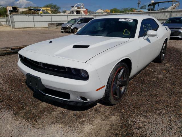 2C3CDYAG1EH254206 - 2014 DODGE CHALLENGER WHITE photo 2