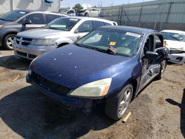 1HGCM56384A118976 - 2004 HONDA ACCORD LX BLUE photo 2