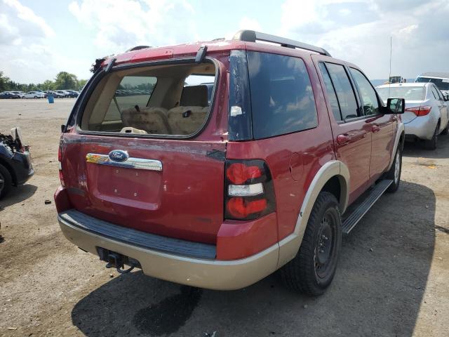 1FMEU74E07UA59525 - 2007 FORD EXPLORER E RED photo 4