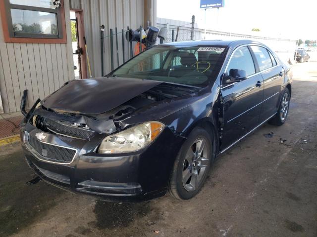 1G1ZC5E09AF319537 - 2010 CHEVROLET MALIBU 1LT შავი ფოტო 2