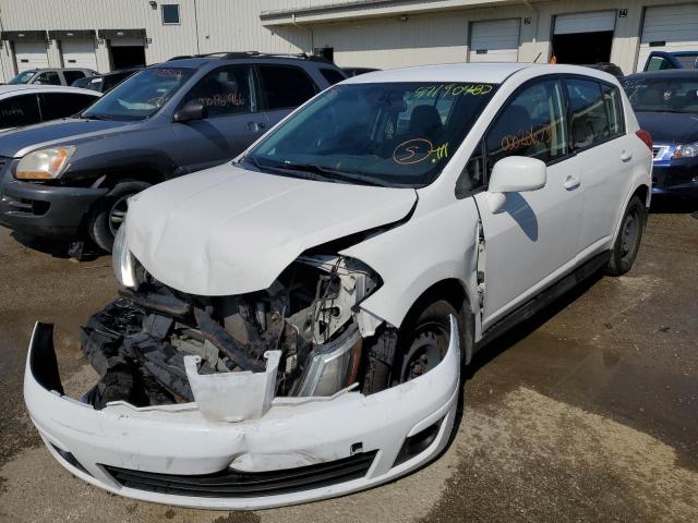 3N1BC1CP0BL430795 - 2011 NISSAN VERSA S WHITE photo 2