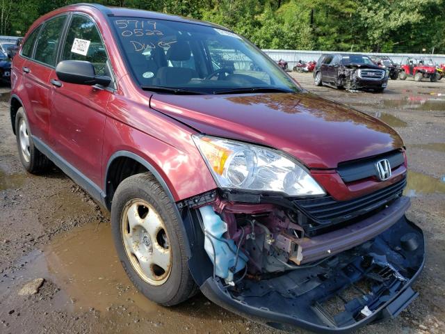 JHLRE48398C048379 - 2008 HONDA CR-V LX RED photo 1