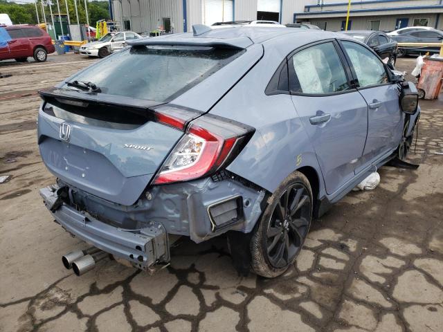 SHHFK7H45KU216093 - 2019 HONDA CIVIC SPOR BLUE photo 4