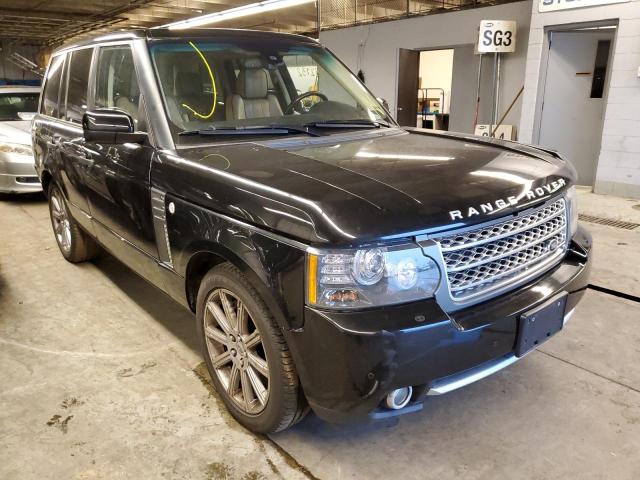 SALMF1E44AA327071 - 2010 LAND ROVER RANGE ROVE BLACK photo 1