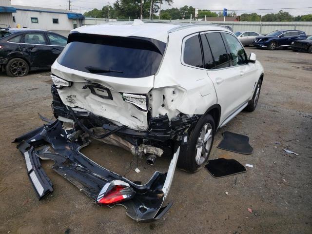 5UXTY3C06M9E33215 - 2021 BMW X3 SDRIVE3 WHITE photo 4