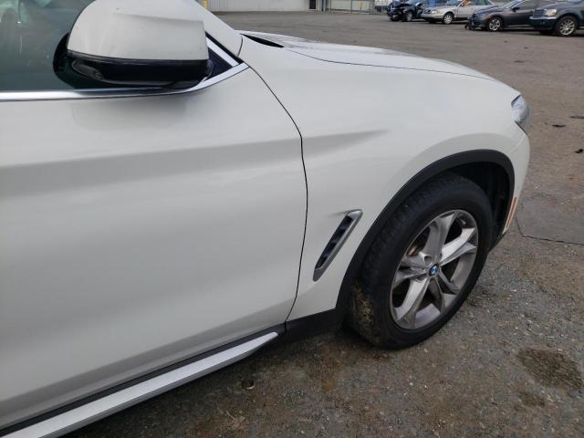 5UXTY3C06M9E33215 - 2021 BMW X3 SDRIVE3 Білий фото 9