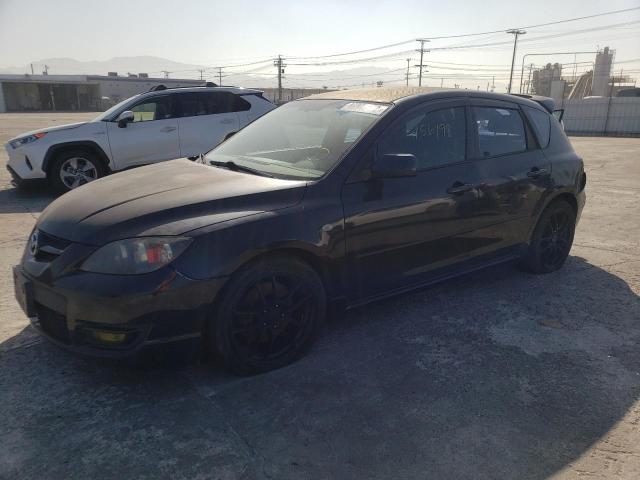 JM1BK34M971618441 - 2007 MAZDA SPEED 3 BLACK photo 2