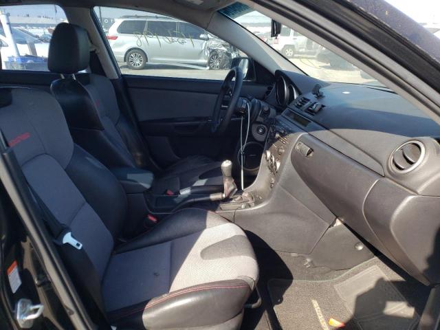 JM1BK34M971618441 - 2007 MAZDA SPEED 3 BLACK photo 5