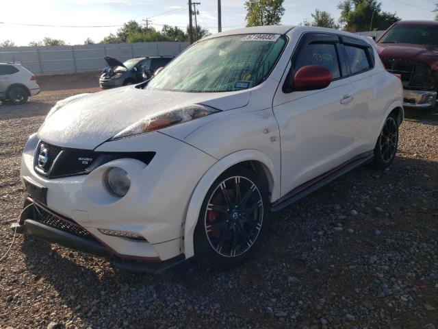 JN8DF5MV4ET150349 - 2014 NISSAN JUKE NISMO WHITE photo 2