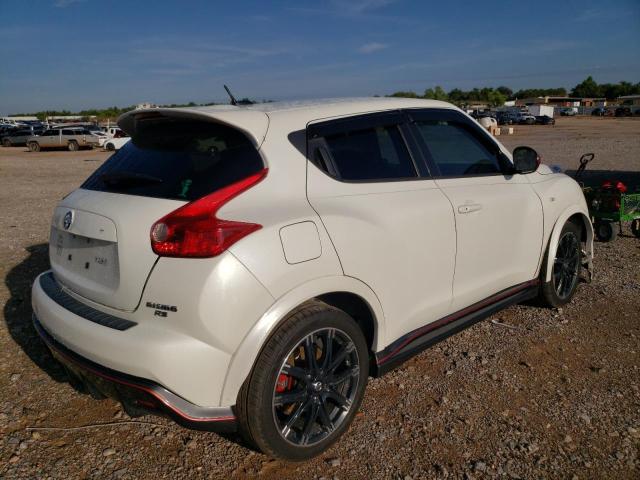 JN8DF5MV4ET150349 - 2014 NISSAN JUKE NISMO WHITE photo 4