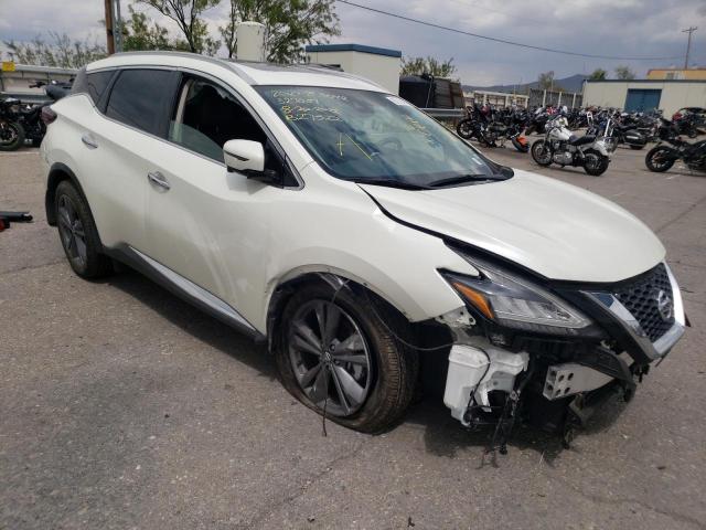 5N1AZ2DJ2MC146473 - 2021 NISSAN MURANO PLA WHITE photo 1