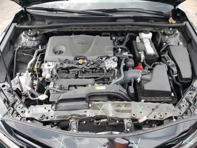 4T1K61BK5MU047451 - 2021 TOYOTA CAMRY XSE BLACK photo 7