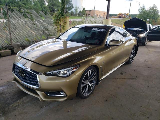 JN1EV7EK8KM230104 - 2019 INFINITI Q60 PURE GOLD photo 2