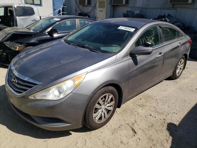 5NPEB4AC1CH419207 - 2012 HYUNDAI SONATA GLS GRAY photo 2