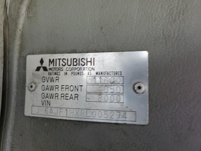 JW6AJF1HXRL005274 - 1994 MITSUBISHI FE 439 WHITE photo 10