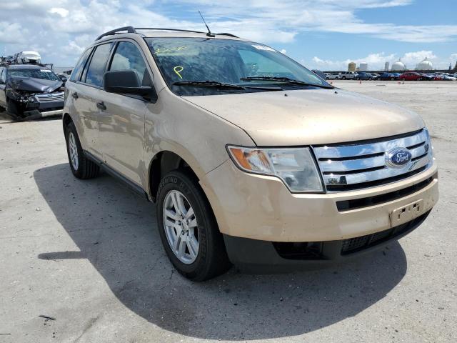 2FMDK36C17BB20537 - 2007 FORD EDGE SE GOLD photo 1