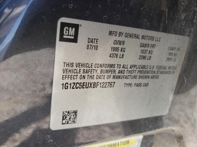 1G1ZC5EUXBF122767 - 2011 CHEVROLET MALIBU 1LT  ფოტო 10