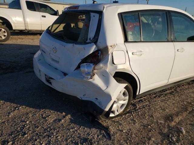 3N1BC1CP4AL380627 - 2010 NISSAN VERSA S WHITE photo 9