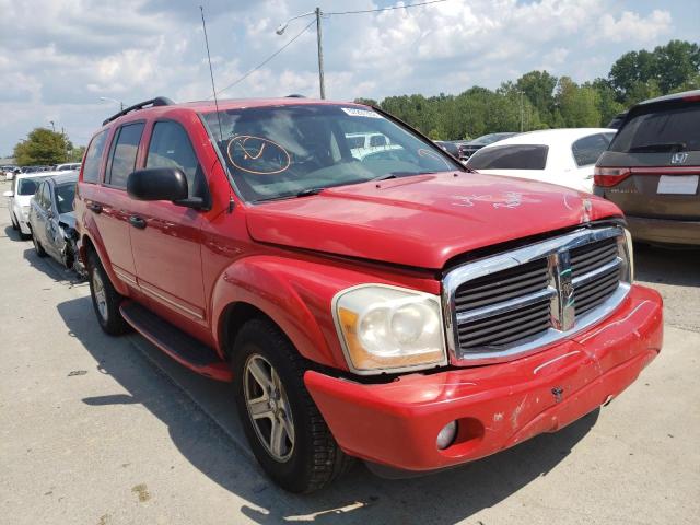 1D4HB58N44F203828 - 2004 DODGE DURANGO LI RED photo 1