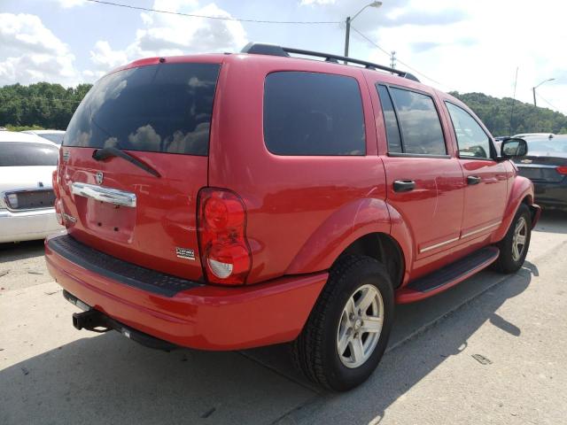 1D4HB58N44F203828 - 2004 DODGE DURANGO LI RED photo 4