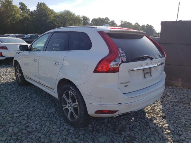 YV4902DZ1E2545533 - 2014 VOLVO XC60 T6 WHITE photo 3