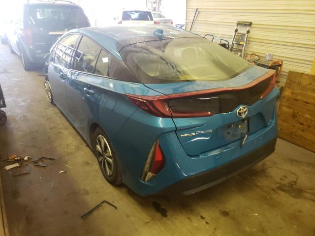 JTDKARFPXK3111834 - 2019 TOYOTA PRIUS PRIM 青绿色 照片 3