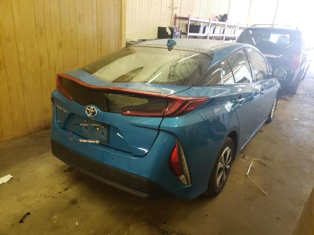 JTDKARFPXK3111834 - 2019 TOYOTA PRIUS PRIM 青绿色 照片 4