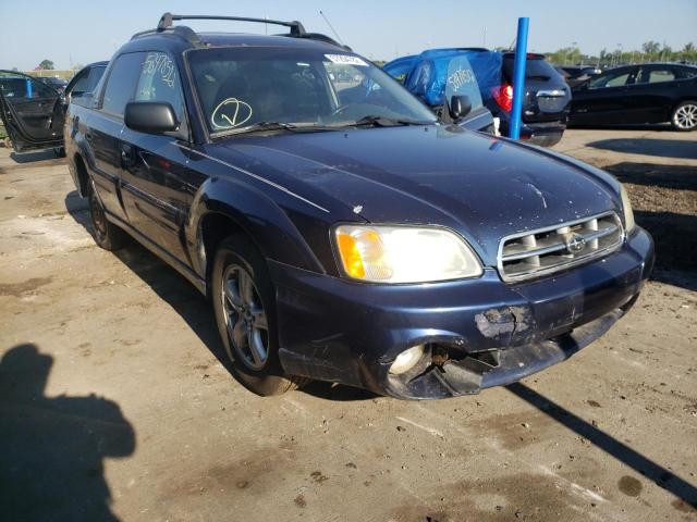 4S4BT62C656103210 - 2005 SUBARU BAJA SPORT BLUE photo 1