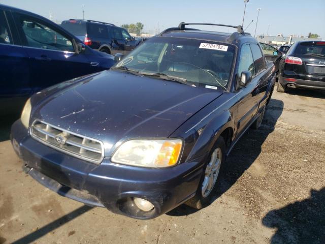 4S4BT62C656103210 - 2005 SUBARU BAJA SPORT BLUE photo 2