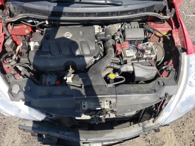 3N1BC13E29L416146 - 2009 NISSAN VERSA S RED photo 7