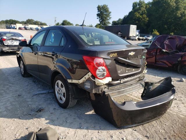 1G1JA5SH4D4235784 - 2013 CHEVROLET SONIC LS GRAY photo 3