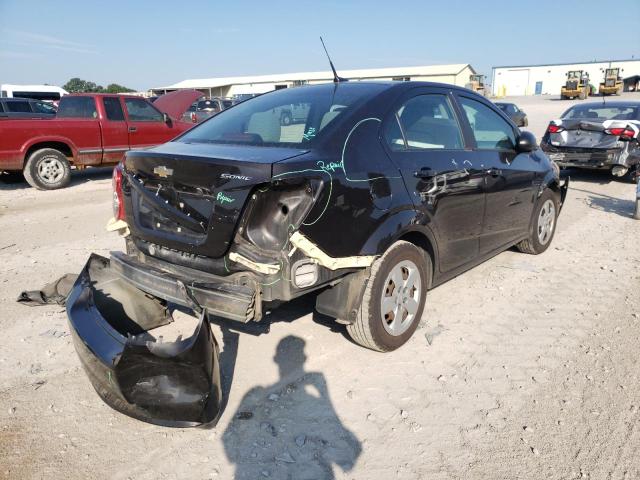 1G1JA5SH4D4235784 - 2013 CHEVROLET SONIC LS GRAY photo 4