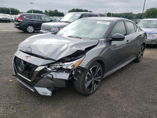 3N1AB8DV0LY287047 - 2020 NISSAN SENTRA SR GRAY photo 2