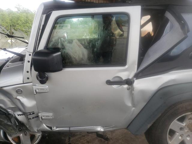 1J4AA2D18BL509975 - 2011 JEEP WRANGLER S SILVER photo 10